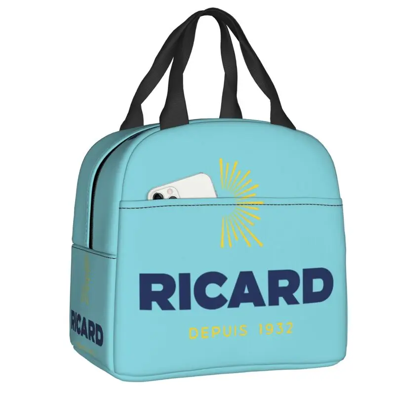 Ricard Insulated Lunch Box for Women Reusable Thermal Cooler Lunch Bag Kids School Children Food Picnic Container Tote Bags
Ricard Insulated Lunch Box for Women Reusable Thermal Cooler Lunch Bag Kids School Children Food Picnic Container Tote Bags