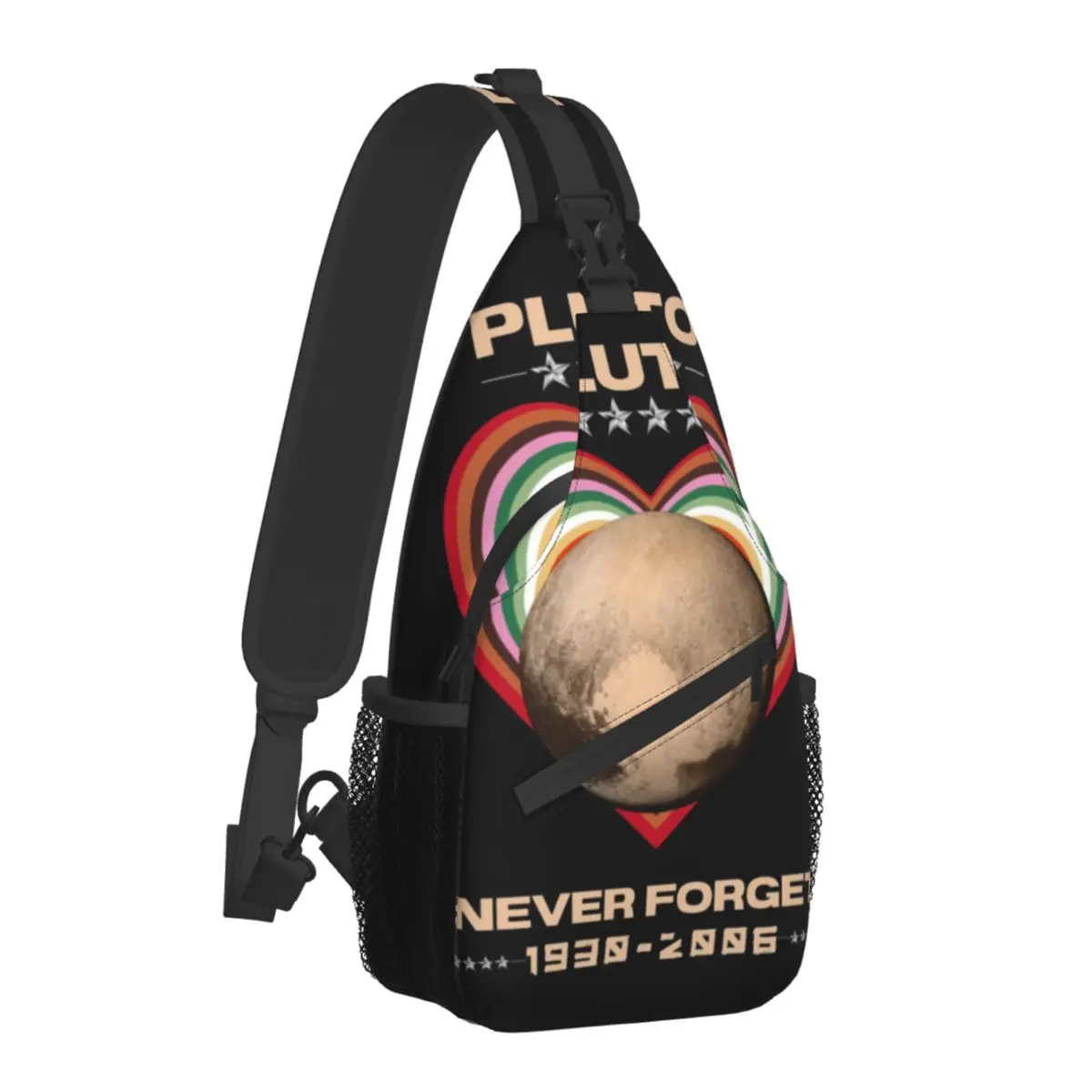 Never Forget Pluto Heart Chest Bags Men Words Travel Shoulder Bag Fashion Print Crossbody Bag University Running Sling Bags
Never Forget Pluto Heart Chest Bags Men Words Travel Shoulder Bag Fashion Print Crossbody Bag University Running Sling Bags