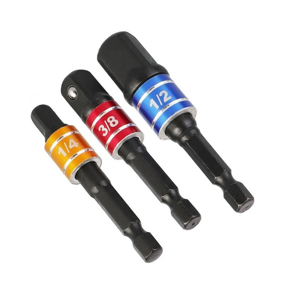 Brand New Socket Adapter Tool 1/2 (12.7mm) 1/4 (6.35mm) 3/8 (9.5mm) 3pcs Chrome Vanadium Steel Extension Bar Impact Driver
Brand New Socket Adapter Tool 1/2 (12.7mm) 1/4 (6.35mm) 3/8 (9.5mm) 3pcs Chrome Vanadium Steel Extension Bar Impact Driver