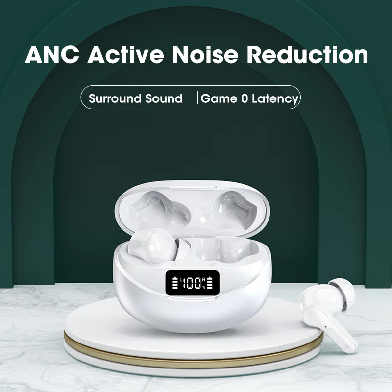 Niye ANC Active Noise Cancelling TWS Earbuds Bluetooth 5.2 Wireless Headphones Super Bass HD Dynamic AAC Earphones Transparency
Niye ANC Active Noise Cancelling TWS Earbuds Bluetooth 5.2 Wireless Headphones Super Bass HD Dynamic AAC Earphones Transparency