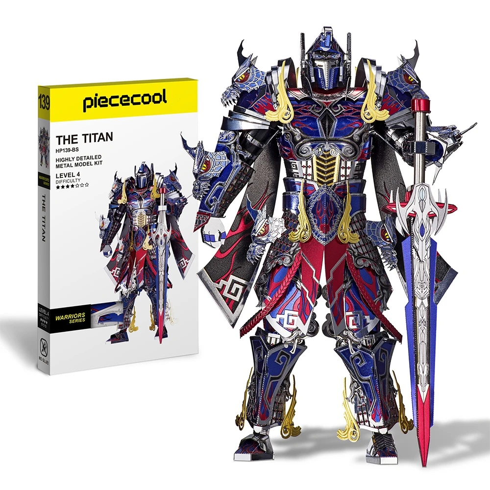 New Style Mecha Warrior Robot Series Samurai Puzzle Game Educational Metal Building Model Kit Toys For Adult Christmas Gifts
New Style Mecha Warrior Robot Series Samurai Puzzle Game Educational Metal Building Model Kit Toys For Adult Christmas Gifts