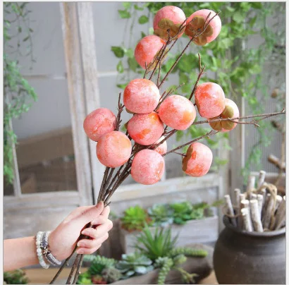 Nordic plant home decoration vase flower arrangement simulation fruit persimmon simulation flower
Nordic plant home decoration vase flower arrangement simulation fruit persimmon simulation flower