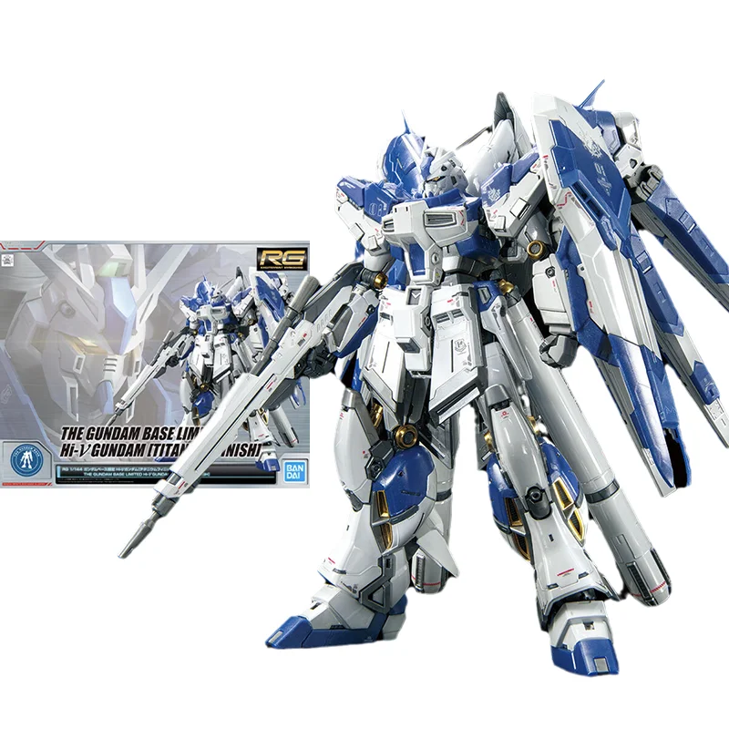 Bandai Model Kit Anime Figure RG1/144 THE GUNDAM BASE LIMITED HI-V GUNDAM TITANIUM FINISH Action Figures Toys Gifts for Children
Bandai Model Kit Anime Figure RG1/144 THE GUNDAM BASE LIMITED HI-V GUNDAM TITANIUM FINISH Action Figures Toys Gifts for Children
