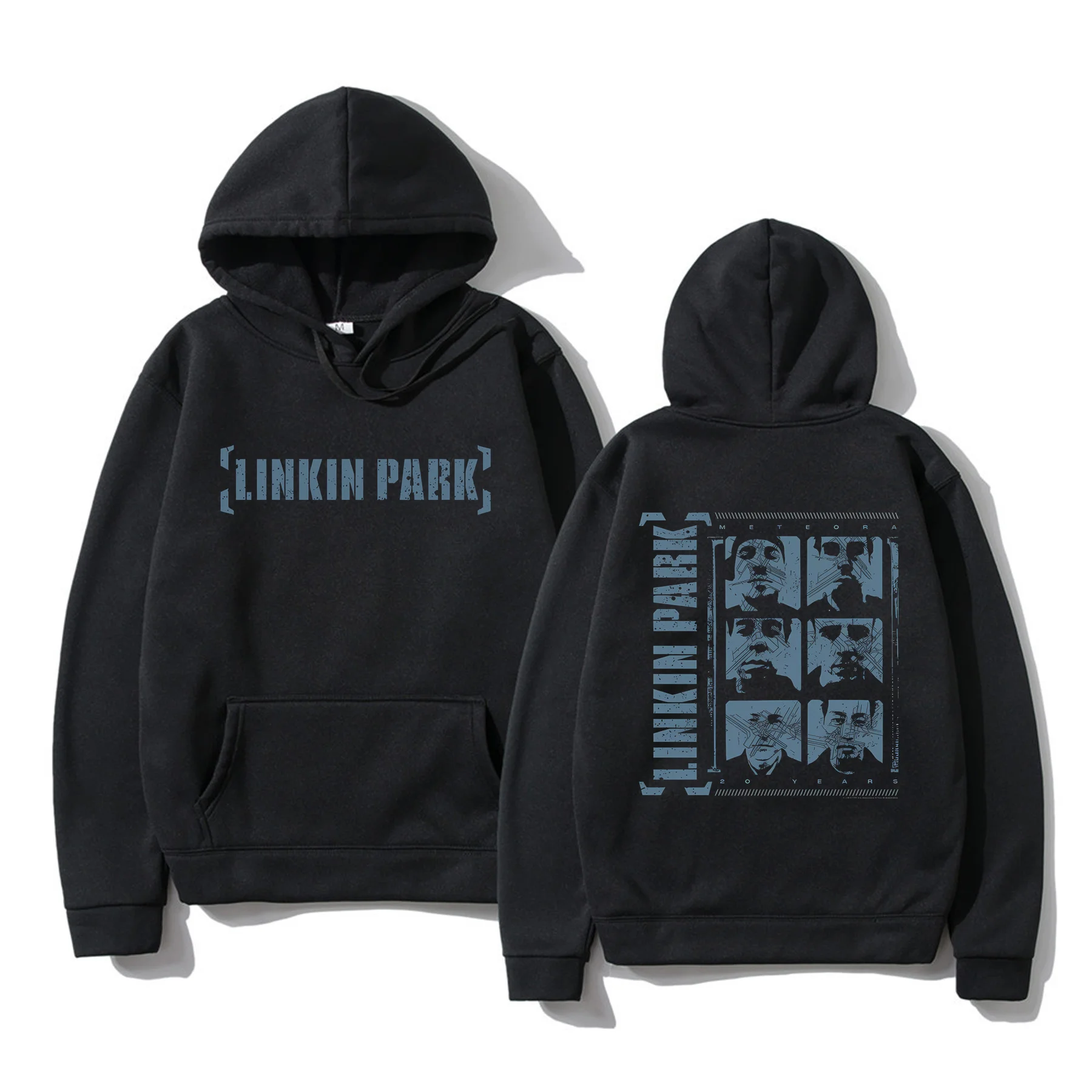 

Winter Oversized Essential Men Linkin Meteora Portraits Park Hoodies Women Thermal Sweatshirt Ladies Long Sleeves Unisex M-5XL