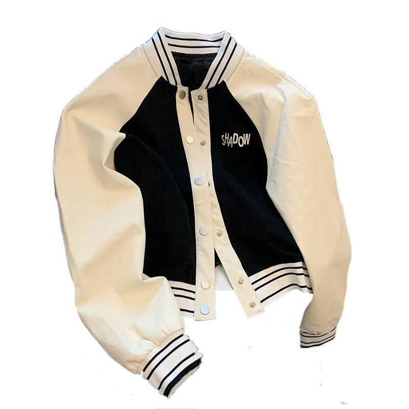 Vintage Patchwork Baseball Jacket Women 2023 Spring Autumn New Fashion Streetwear Loose Women Standard Collar Basic Casual Coat
Vintage Patchwork Baseball Jacket Women 2023 Spring Autumn New Fashion Streetwear Loose Women Standard Collar Basic Casual Coat