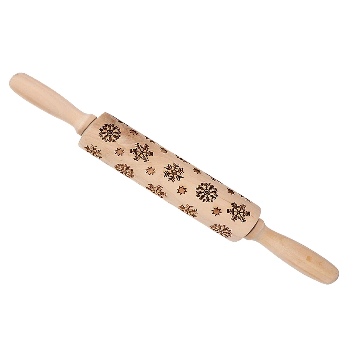 1pc Kitchen Clay Rolling Pin Pastry Rolling Pin Engraved Rolling Pin Dough Rolling Pin Snowflake Pattern Rolling Pin
1pc Kitchen Clay Rolling Pin Pastry Rolling Pin Engraved Rolling Pin Dough Rolling Pin Snowflake Pattern Rolling Pin