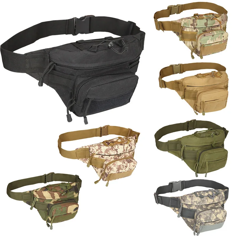 Military Fan Bag Sports Outdoor Large-Capacity Waterproof Tactical Waist Bag Riding Travel Running Multi-Function Chest Bag 
Military Fan Bag Sports Outdoor Large-Capacity Waterproof Tactical Waist Bag Riding Travel Running Multi-Function Chest Bag