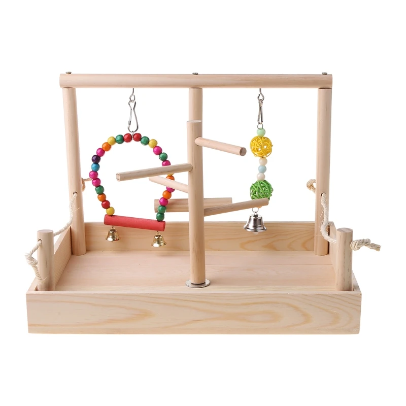 Parrot Swing Climbing Ladder Desktop Stand Wooden Playground Training Perch Platform Hanging Cage Decoration Bird Chew
Parrot Swing Climbing Ladder Desktop Stand Wooden Playground Training Perch Platform Hanging Cage Decoration Bird Chew