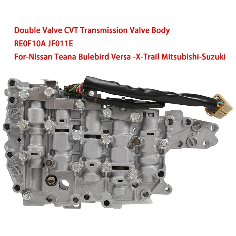 Double Valve CVT Transmission Valve Body RE0F10A JF011E For-Nissan Teana Bluebird Versa -X-Trail Mitsubishi-Suzuki
Double Valve CVT Transmission Valve Body RE0F10A JF011E For-Nissan Teana Bluebird Versa -X-Trail Mitsubishi-Suzuki