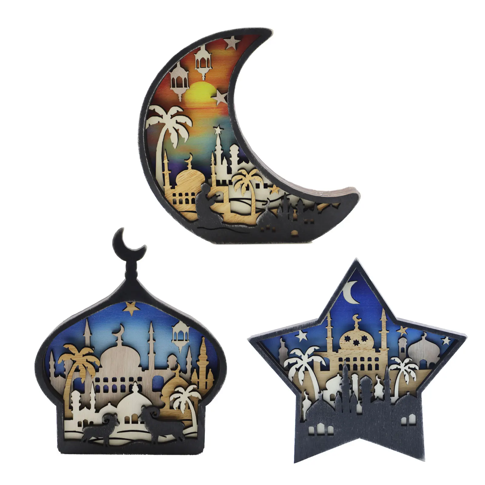 Ramadan Decor Eid Mubarak Wooden Decoration Ramadan Tabletop Decor Moon Star Castle Ramadan Plaque Ornament for Ramadan Decor
Ramadan Decor Eid Mubarak Wooden Decoration Ramadan Tabletop Decor Moon Star Castle Ramadan Plaque Ornament for Ramadan Decor