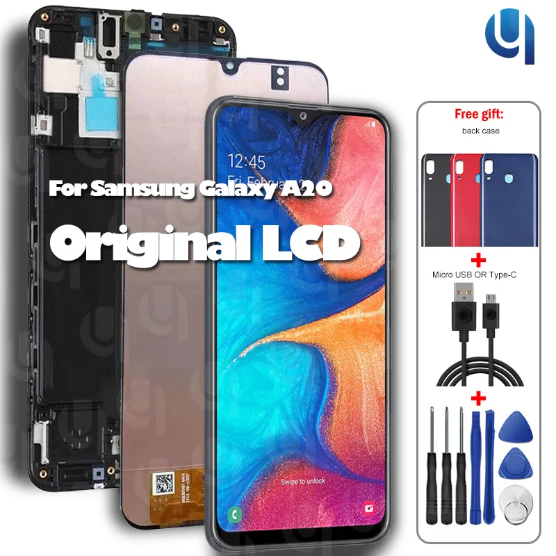 Оригинальный дисплей для Samsung Galaxy A205 A20, ЖК-дисплей, сенсорный экран, дигитайзер в сборе, Замена для Samsung Galaxi A20, ЖК-дисплей
Оригинальный дисплей для Samsung Galaxy A205 A20, ЖК-дисплей, сенсорный экран, дигитайзер в сборе, Замена для Samsung Galaxi A20, ЖК-дисплей