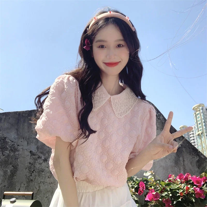 ILARES Vintage Top Blouse Female Female Blouses Shirt Women Fashion Woman Blouses 2022 Korean Clothing Summer Crop Women's
ILARES Vintage Top Blouse Female Female Blouses Shirt Women Fashion Woman Blouses 2022 Korean Clothing Summer Crop Women's