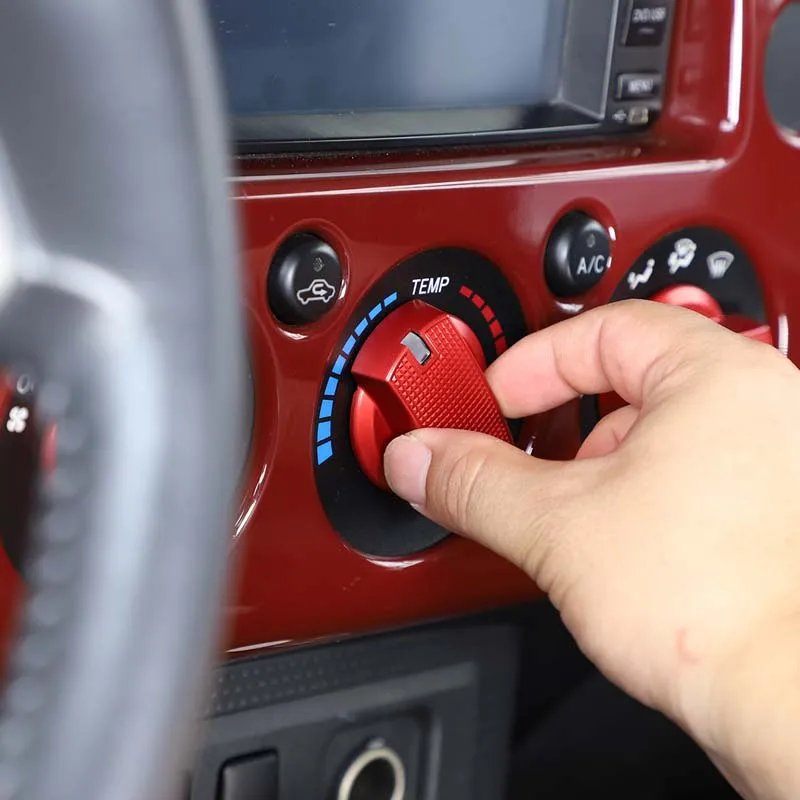 Кнопка переключателя кондиционера для Toyota Fj Cruiser 2007 -2021, декоративная крышка, наклейка из алюминиевого сплава, красные аксессуары
Кнопка переключателя кондиционера для Toyota Fj Cruiser 2007 -2021, декоративная крышка, наклейка из алюминиевого сплава, красные аксессуары