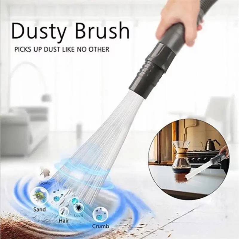 

Multi-functional Straw Tube Brush Cleaner Dirt Remover Portable Universal Vacuum Attachment Tools Dusty Brush Cleaning Tool