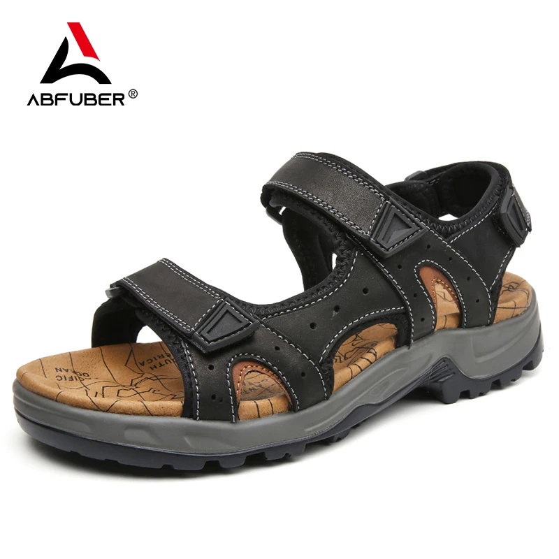 Cassic Genuine Leather Men Sandals Comfortable Suede Sole Outdoor Sandalias Men Summer Beach Sandals Hollow Men Shoes Foot Wear
Cassic Genuine Leather Men Sandals Comfortable Suede Sole Outdoor Sandalias Men Summer Beach Sandals Hollow Men Shoes Foot Wear