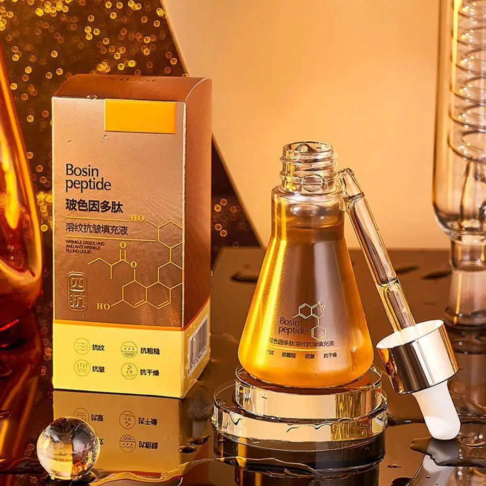 50ml Bosin Peptide Reversal Serum Palmitoyl Peptide and Stimulates Filling Wrinkle Collagen Anti Wrinkle Liquid Oil Dissolv F6B2 
50ml Bosin Peptide Reversal Serum Palmitoyl Peptide and Stimulates Filling Wrinkle Collagen Anti Wrinkle Liquid Oil Dissolv F6B2