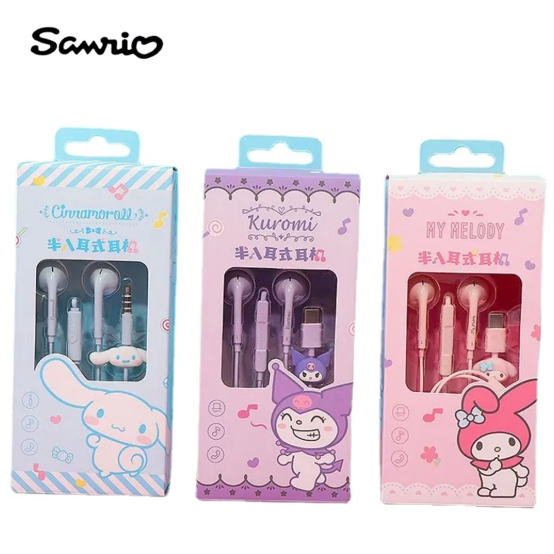 Sanrio kawaii anime cartoon creative peripheral 5mm wired earphone cute cinnamon roll typec semi-in-ear authentic new wholesale
Sanrio kawaii anime cartoon creative peripheral 5mm wired earphone cute cinnamon roll typec semi-in-ear authentic new wholesale