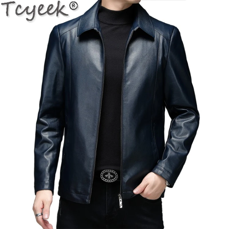Tcyeek Real Leather Jacket Men Clothing 100% Sheepskin Short Jackets for Men Black Thin Motorcycle Male Leather Jacket Chaquetas
Tcyeek Real Leather Jacket Men Clothing 100% Sheepskin Short Jackets for Men Black Thin Motorcycle Male Leather Jacket Chaquetas