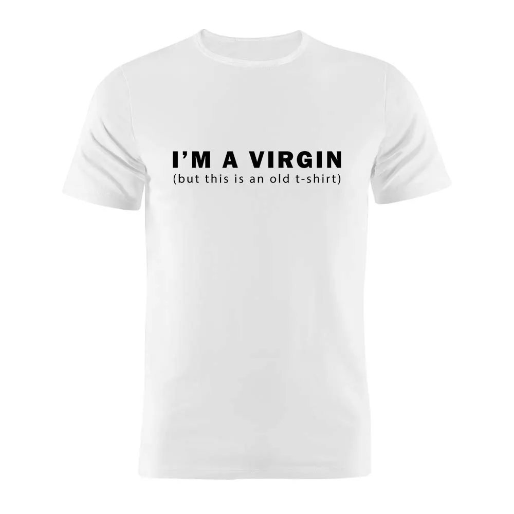 100% Cotton Unisex T Shirt I'm A Virgin But It's An Old T Shirt Self Depreciation Humor Funny Gift Joke Artwork Gift Tee
100% Cotton Unisex T Shirt I'm A Virgin But It's An Old T Shirt Self Depreciation Humor Funny Gift Joke Artwork Gift Tee