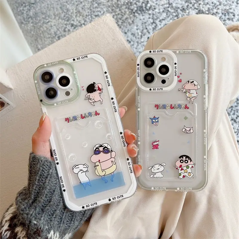 New Kawaii Crayon Shin Chan Iphone14 Mobile Phone Case Cartoon Japanese Couple Iphone 11 Card Sleeve 12/13 Promax Soft Case
New Kawaii Crayon Shin Chan Iphone14 Mobile Phone Case Cartoon Japanese Couple Iphone 11 Card Sleeve 12/13 Promax Soft Case