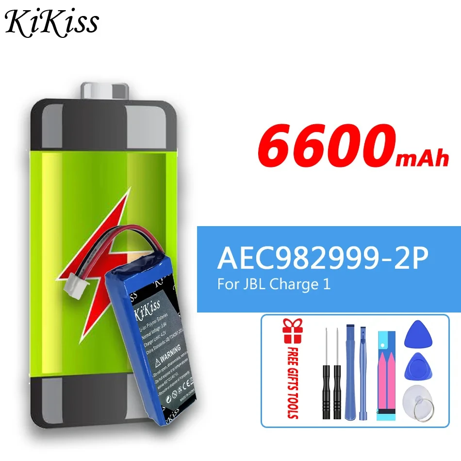 Аккумулятор KiKiss на 6600 мА · ч, планшетофон AEC9829992P для JBL Charge 1, цифровая батарея
Аккумулятор KiKiss на 6600 мА · ч, планшетофон AEC9829992P для JBL Charge 1, цифровая батарея