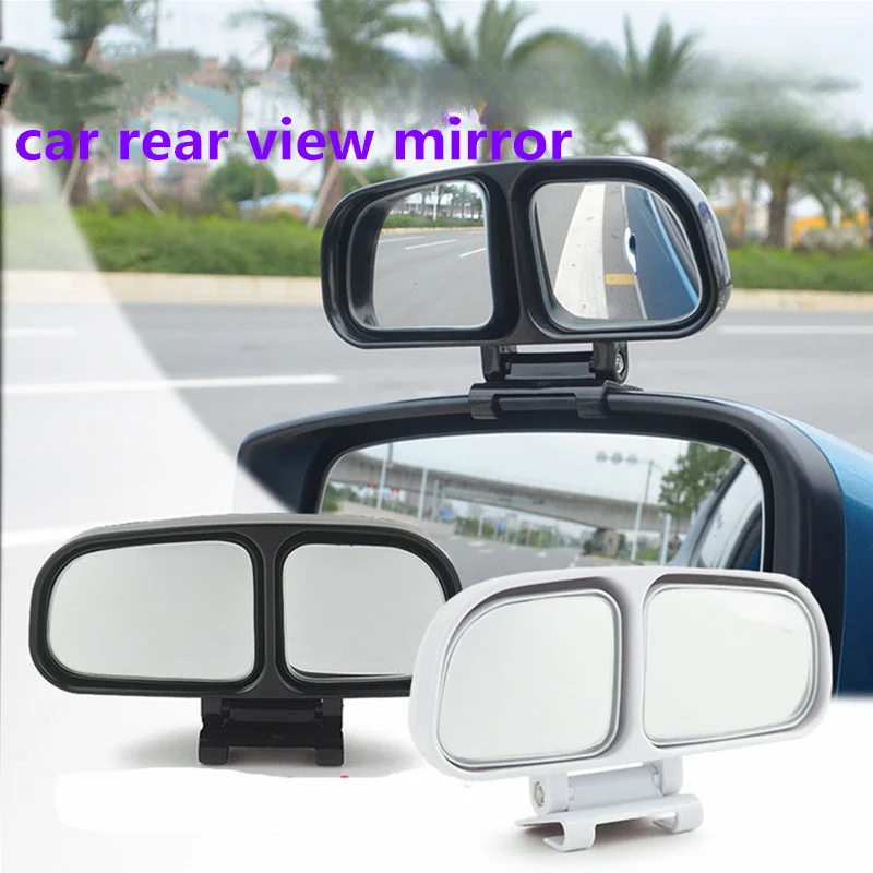 

360 Degree HD Blind Spot Mirror Adjustable Car Rearview Convex Mirror for Car Reverse Wide Angle Vehicle Parking Rimless Mirrors