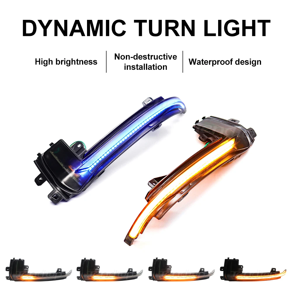 2 Pcs For Audi A4 A5 S5 B8.5 RS5 RS4 Dynamic Scroll LED Turn Signal Light Sequential Rearview Mirror Indicator Blinker Light
2 Pcs For Audi A4 A5 S5 B8.5 RS5 RS4 Dynamic Scroll LED Turn Signal Light Sequential Rearview Mirror Indicator Blinker Light