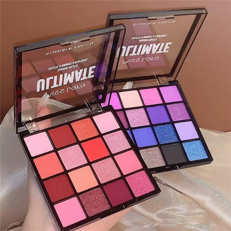 Miss lara 16 Colors Ultimate Shadow Palette Matte Glitter Purple Eyeshadow Palette Neon Powder Pigments Cosmetics
Miss lara 16 Colors Ultimate Shadow Palette Matte Glitter Purple Eyeshadow Palette Neon Powder Pigments Cosmetics