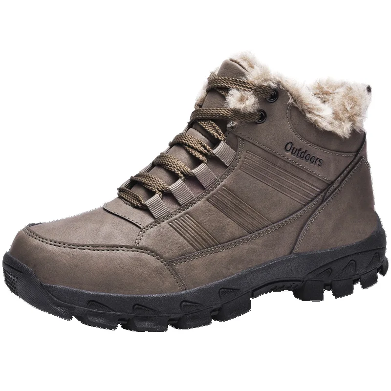 Leather Winter Men Boots Waterproof Warm Fur Snow Boots Men Outdoor Winter Work Casual Shoes Military Combat Rubber Ankle Boots
Leather Winter Men Boots Waterproof Warm Fur Snow Boots Men Outdoor Winter Work Casual Shoes Military Combat Rubber Ankle Boots