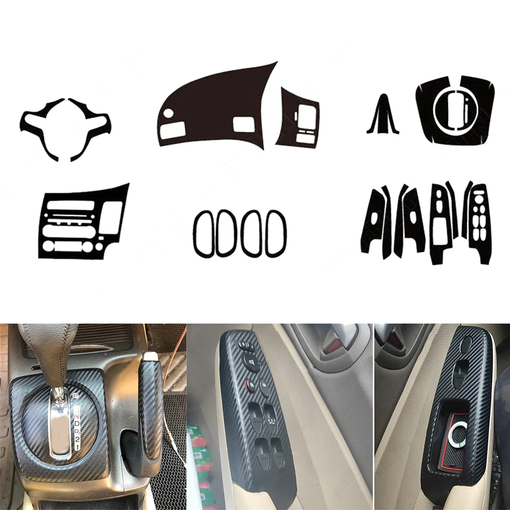 3D Carbon Fiber Pattern Car Interior Decals Trim For Honda Civic 2006-2011 RHD For Right Hand Driving Car Pattern Automotive Int
3D Carbon Fiber Pattern Car Interior Decals Trim For Honda Civic 2006-2011 RHD For Right Hand Driving Car Pattern Automotive Int