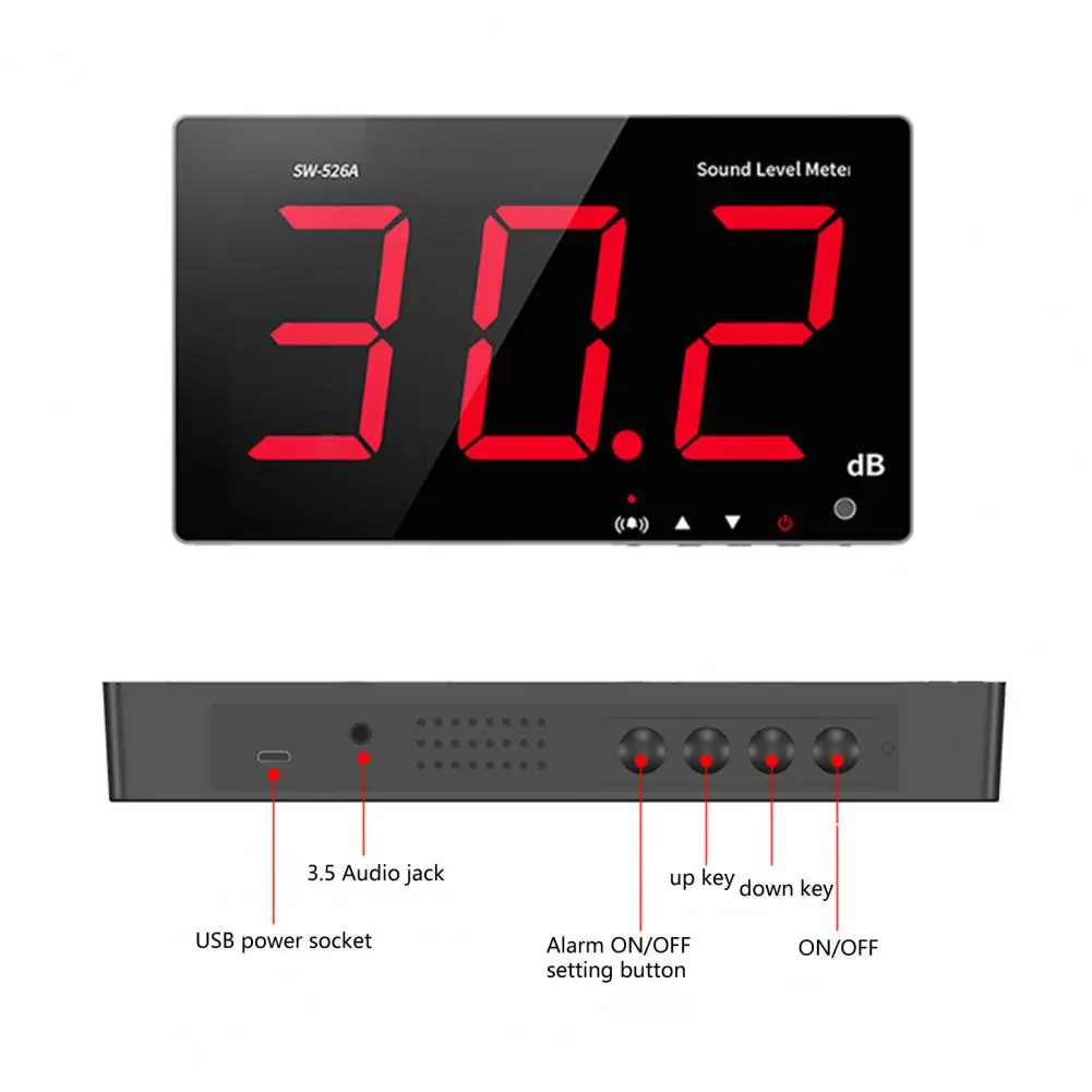 Sound Level Meter Quick Response Precise Digital Rust Resistant Noise Tester Decibel Tester Industrial Tool
Sound Level Meter Quick Response Precise Digital Rust Resistant Noise Tester Decibel Tester Industrial Tool