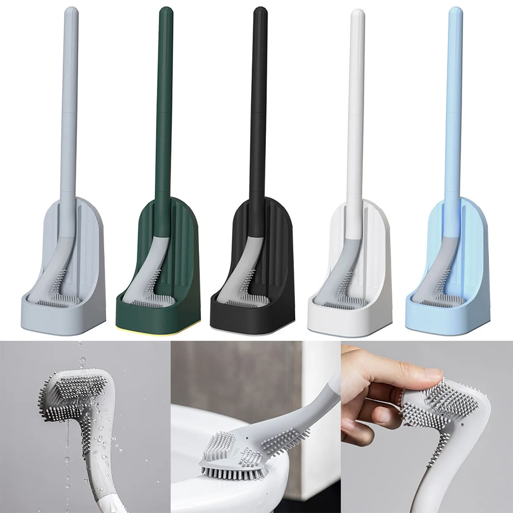 Golf Silicone Toilet Brushes Detachable Rod With Base Wall Hanging Set Toilet Cleaning Brush Bathroom Cleaning Tool WC Accessrie
Golf Silicone Toilet Brushes Detachable Rod With Base Wall Hanging Set Toilet Cleaning Brush Bathroom Cleaning Tool WC Accessrie