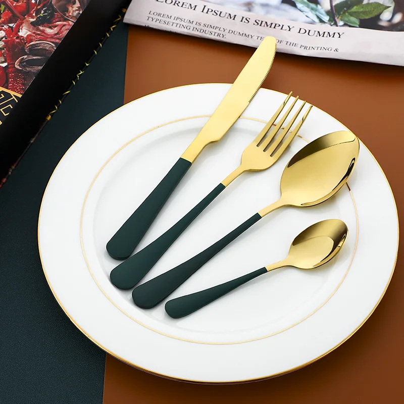 Stainless Steel Tableware Set Knife Fork Spoon Luxury Cutlery Set Gift Box Coffee Spoon Teaspoon Flatware Dishwasher Safe
Stainless Steel Tableware Set Knife Fork Spoon Luxury Cutlery Set Gift Box Coffee Spoon Teaspoon Flatware Dishwasher Safe