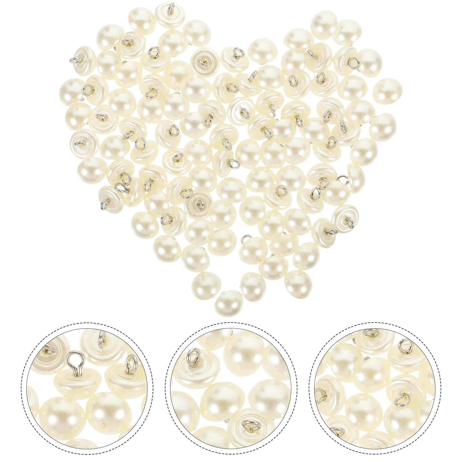 Pearl Buttons Sewing Button Faux Half Flatback Embellishments Vintage Crafts Charms Accessories Garment Fastener Clothes Round
Pearl Buttons Sewing Button Faux Half Flatback Embellishments Vintage Crafts Charms Accessories Garment Fastener Clothes Round