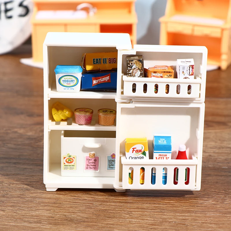 16PCS 1:12 Dollhouse Miniature Fridge Plastic Mini Refrigerator Simulation Doll House Decoration Scene Decoration Play House Toy
16PCS 1:12 Dollhouse Miniature Fridge Plastic Mini Refrigerator Simulation Doll House Decoration Scene Decoration Play House Toy