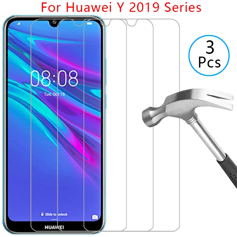 

tempered glass for huawei y5 y6 y7 pro y9 prime 2019 case cover on y 5 6 7 9 5y 6y 7y 9y phone coque bag huwei hawei huawi huawe