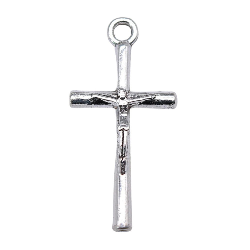 Подвески для изготовления ювелирных изделий в виде Креста Иисуса 28 х14 мм 1x0 55