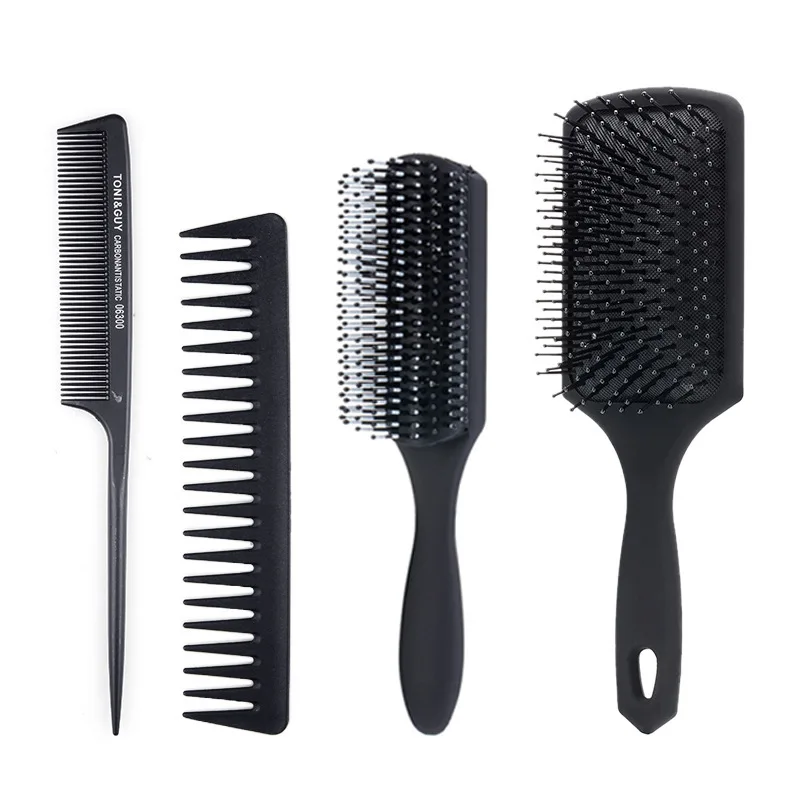 Air Cushion Massage Comb Men's Styling Nine Row Comb Wide Teeth Beauty Hair Pointed Tail Comb Set Of Four
Air Cushion Massage Comb Men's Styling Nine Row Comb Wide Teeth Beauty Hair Pointed Tail Comb Set Of Four