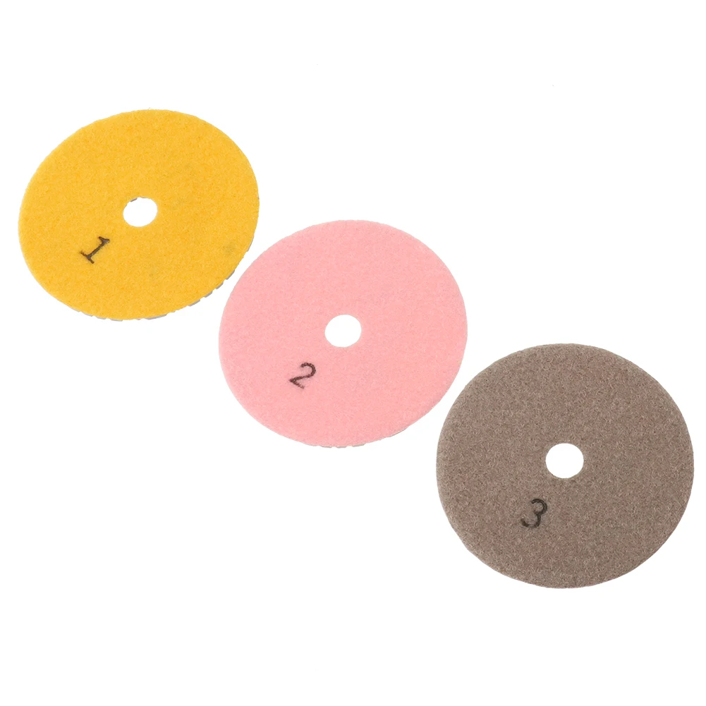 Abrasive Tool Polishing Pads 3PCS 4inch Abrasive Wheels Diamond Polishing Pads Diamond Tools Granite Polishing
Abrasive Tool Polishing Pads 3PCS 4inch Abrasive Wheels Diamond Polishing Pads Diamond Tools Granite Polishing