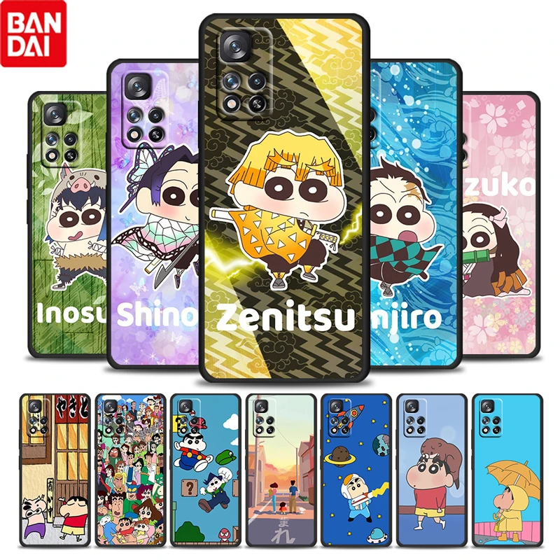 Cute Crayon Shin chan For Xiaomi Redmi Note 10 10S 9 9S 9T 8 8T 7 6 5 Pro 5G Silicone Soft TPU Black Phone Case Funda Cover Capa
Cute Crayon Shin chan For Xiaomi Redmi Note 10 10S 9 9S 9T 8 8T 7 6 5 Pro 5G Silicone Soft TPU Black Phone Case Funda Cover Capa