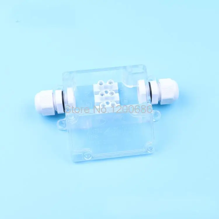 PG9 IP65 waterproof box transparent two-way matching outdoor lights certification test junction box 
PG9 IP65 waterproof box transparent two-way matching outdoor lights certification test junction box
