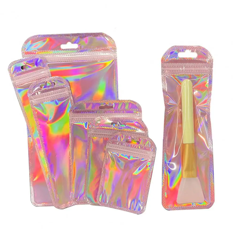 50Pcs Holographic Bag Iridescent Leak-proof Waterproof Good Sealing Space-saving Jewelry Storage Plastic Clear Zippered Self Se
50Pcs Holographic Bag Iridescent Leak-proof Waterproof Good Sealing Space-saving Jewelry Storage Plastic Clear Zippered Self Se