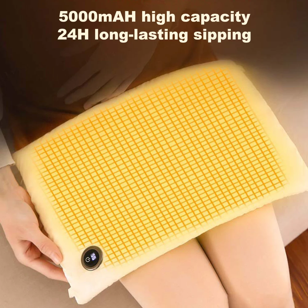 Electric Hand Foot Warmer with Plush Cover Hot Water Bag Heating Bag 3 Temperaturte Mode USB Rechargeable for Winter
Electric Hand Foot Warmer with Plush Cover Hot Water Bag Heating Bag 3 Temperaturte Mode USB Rechargeable for Winter