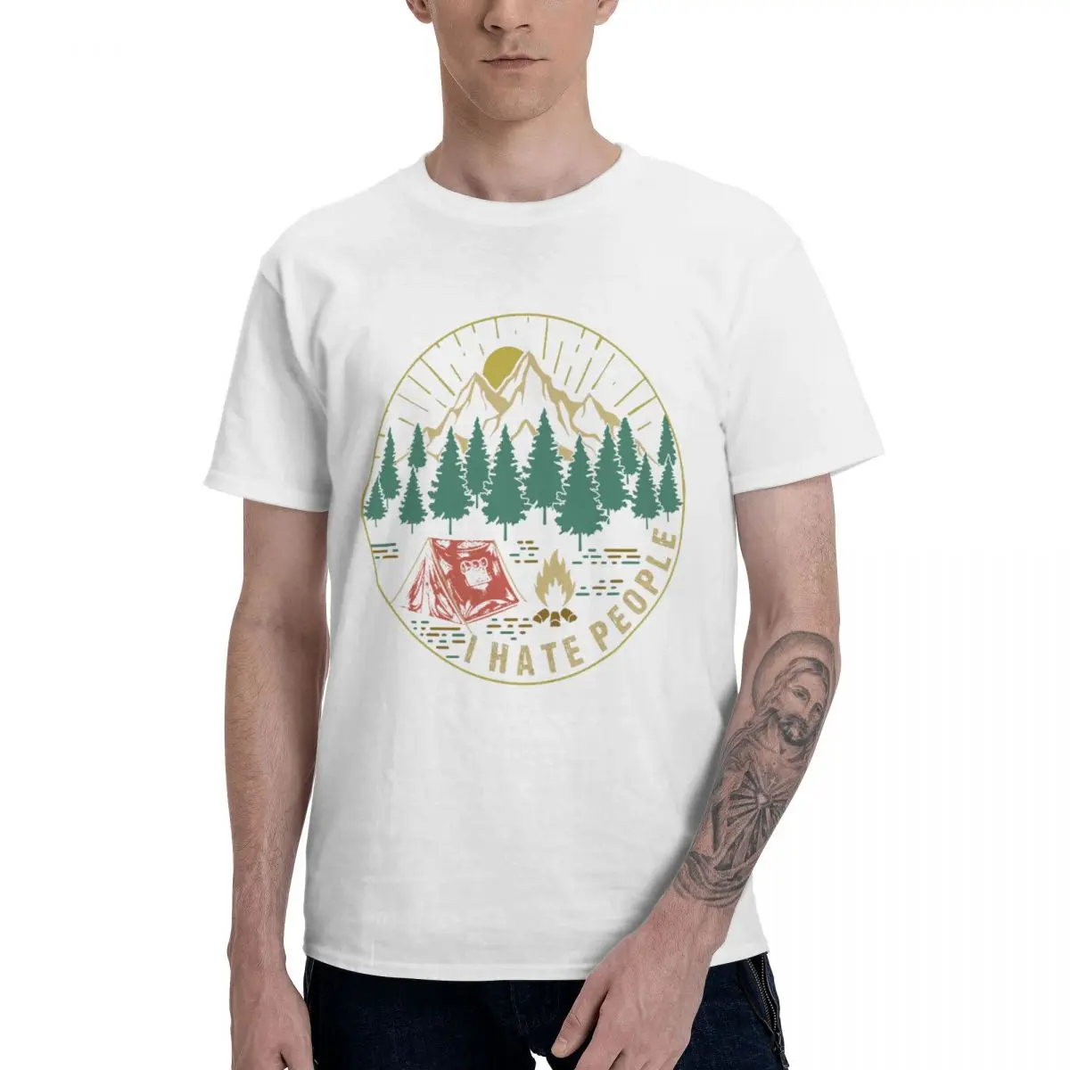 Fashion Camping Hiking I Hate People T Shirt 100% Cotton Crewneck Men's T Shirts Short Sleeve PlCasual Tees Hoodie EU Size
Fashion Camping Hiking I Hate People T Shirt 100% Cotton Crewneck Men's T Shirts Short Sleeve PlCasual Tees Hoodie EU Size