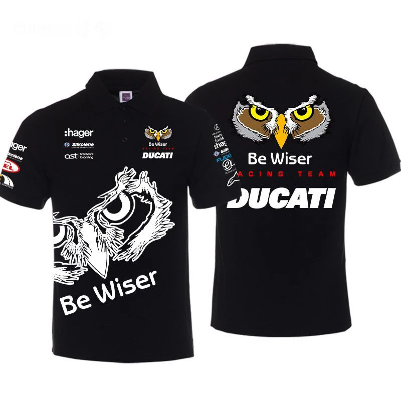 Motorcycle DUCATI Printed Business Casual Sports Solid Color Short Sleeve Men's Popular Lapel Cotton Quality Polo Shirt
Motorcycle DUCATI Printed Business Casual Sports Solid Color Short Sleeve Men's Popular Lapel Cotton Quality Polo Shirt