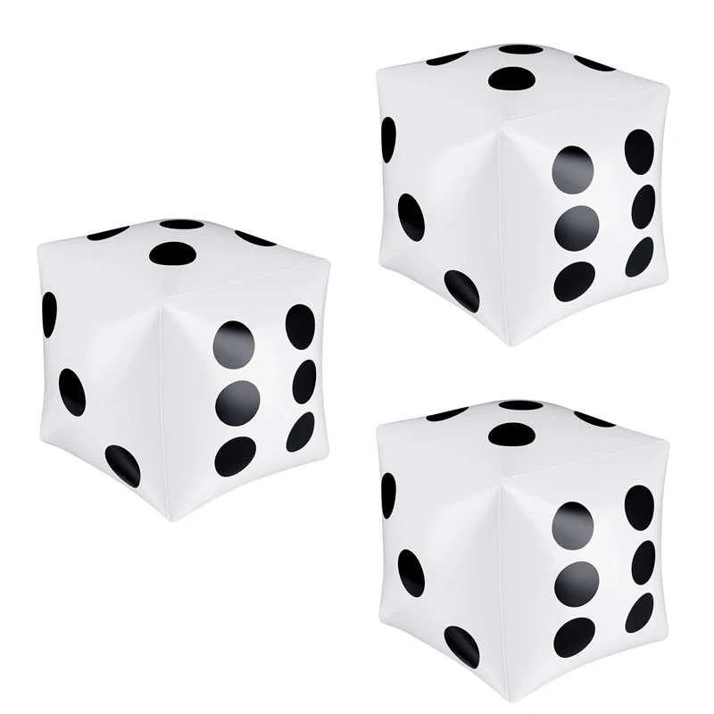 3 Pack Jumbo Inflatable Dice Game Pool Inflatable Dice Large Inflatable Dice 12 Inch For Game Pool Toys
3 Pack Jumbo Inflatable Dice Game Pool Inflatable Dice Large Inflatable Dice 12 Inch For Game Pool Toys