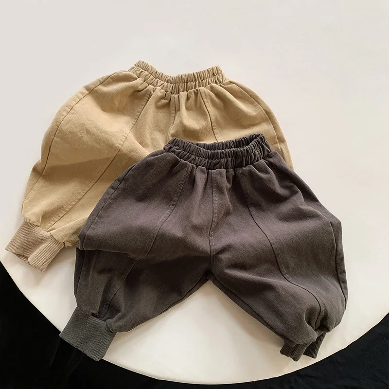 Children Casual Pants 2022 New Boys Girls Loose Trousers Solid Kids Harem Pants Solid Baby Pants Cotton Spring Children Clothing
Children Casual Pants 2022 New Boys Girls Loose Trousers Solid Kids Harem Pants Solid Baby Pants Cotton Spring Children Clothing