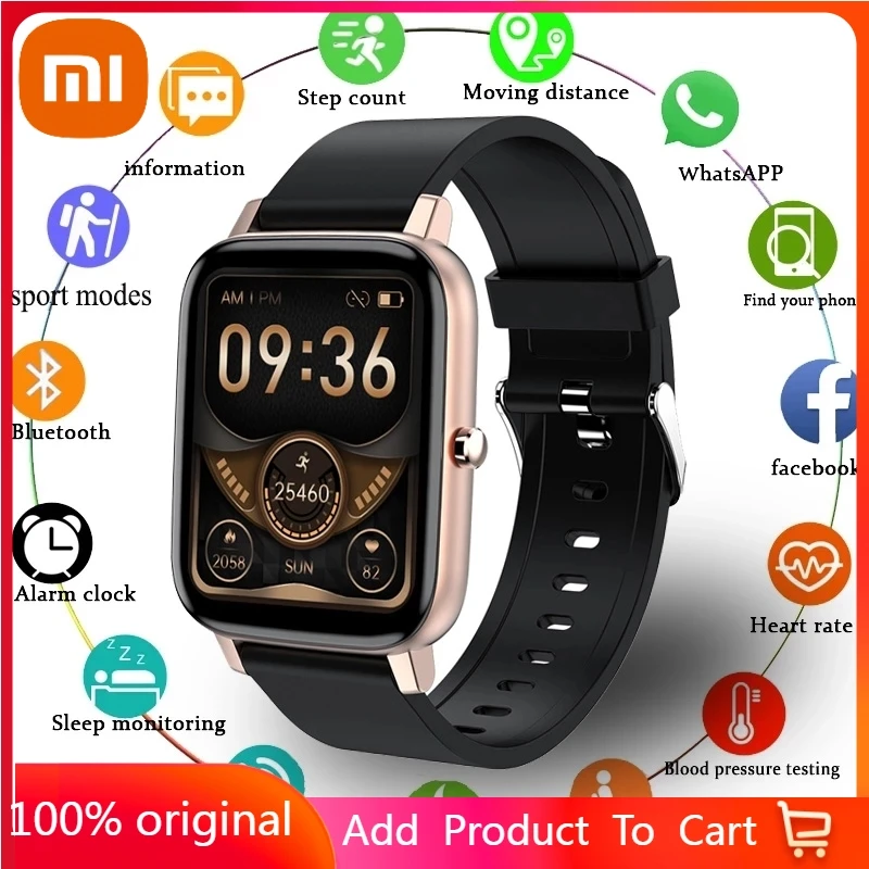 Xiaomi Thermometer Smart Watch Men Women smartwatch Sport Fitness Tracker Waterproof Full Touch Screen reloj inteligente
Xiaomi Thermometer Smart Watch Men Women smartwatch Sport Fitness Tracker Waterproof Full Touch Screen reloj inteligente