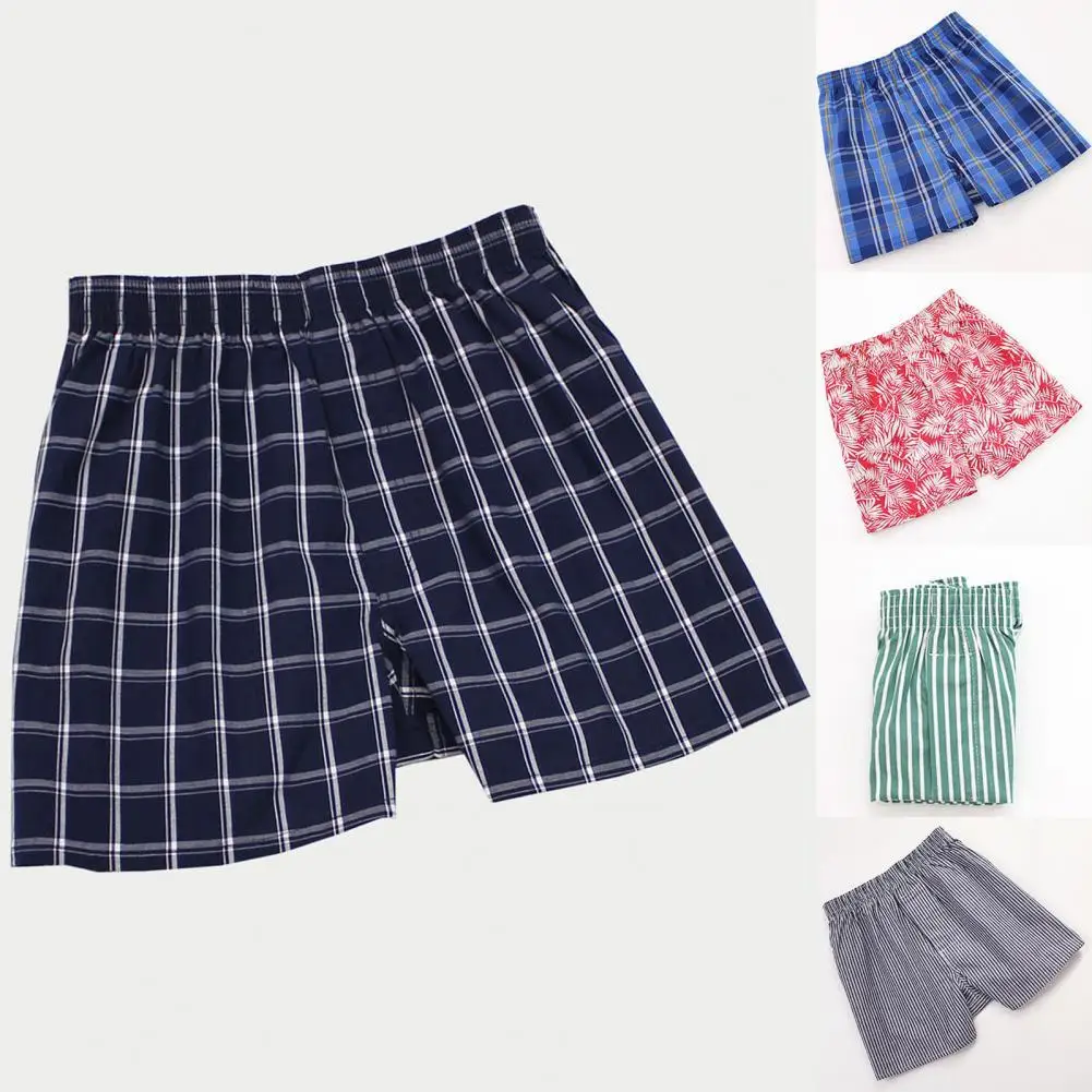Loose Men Boxers Plaid High Waist Casual Great Stitching Oversized Soft Quick Dry Men Briefs for Sleeping
Loose Men Boxers Plaid High Waist Casual Great Stitching Oversized Soft Quick Dry Men Briefs for Sleeping