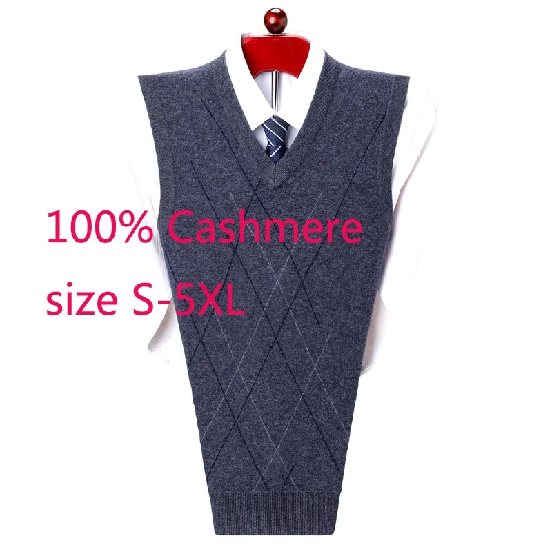 New Arrival Fashion Autumn 100% Cashmere Vest Men Large Knitted Waistcoat V-neck Vest, Sleeveless Plus Size SMLXL2XL3XL4XL5XL
New Arrival Fashion Autumn 100% Cashmere Vest Men Large Knitted Waistcoat V-neck Vest, Sleeveless Plus Size SMLXL2XL3XL4XL5XL